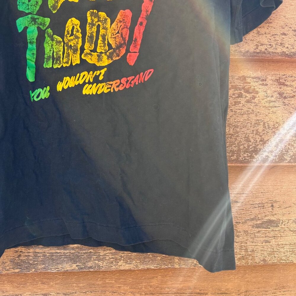 Its A Black Thing Graphic T-Shirt XL Black Short Sleeve Cotton Unisex - Picture 7 of 13